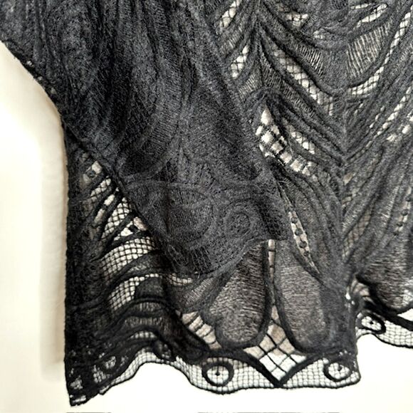 REVOLVE SAYLOR BLACK LACE RYANN ROMPER OPEN BACK SIZE MEDIUM - Picture 8 of 14